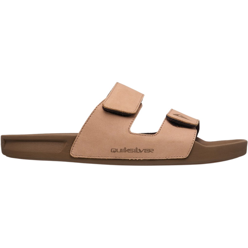 2026 Quiksilver Mens Rivi Leather Double Adjust Sandal AQYL101256 - Sand